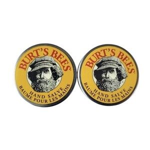 2x Burt's Bees Hand Lotion .30 oz Travel Size Tin Set Lot NEW Beekeepers Friend